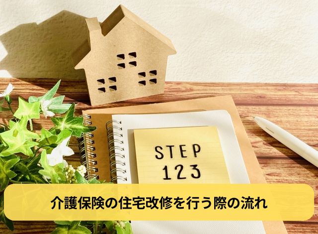 介護保険の住宅改修を行う際の流れ