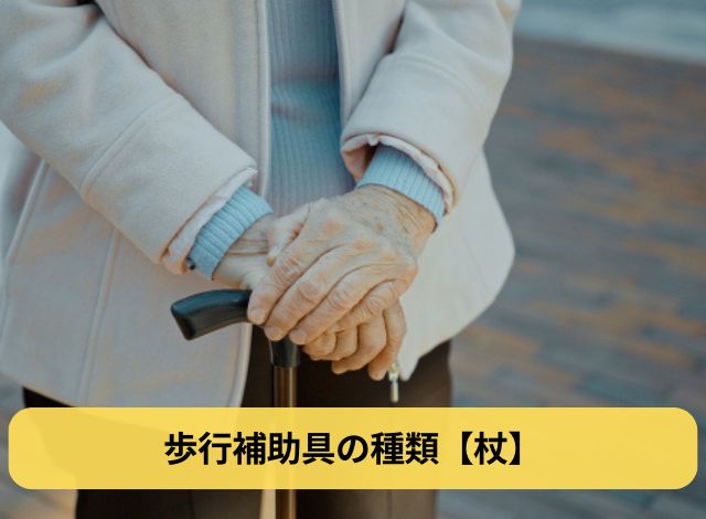 歩行補助具の種類【杖】