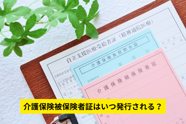 介護保険被保険者証はいつ発行される？