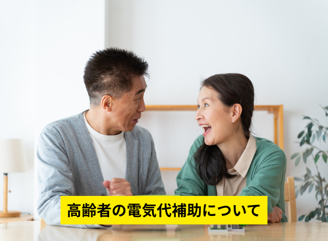 高齢者の電気代補助について