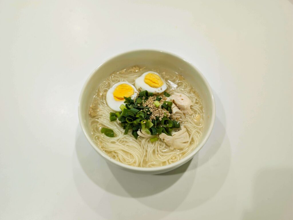 さっぱり鶏ガラそうめん